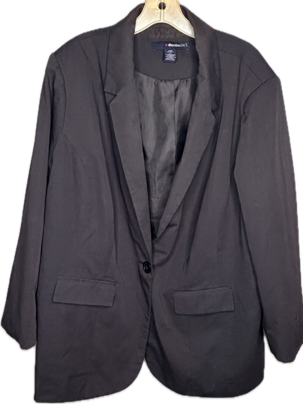 Denim 24/7 Black Blazer